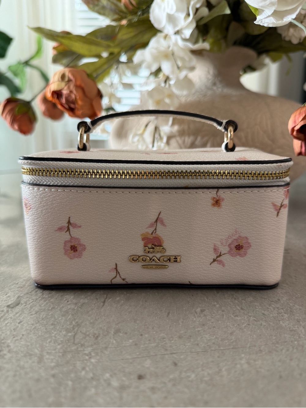 Coach Floral Jewelry Case Travel Organizer